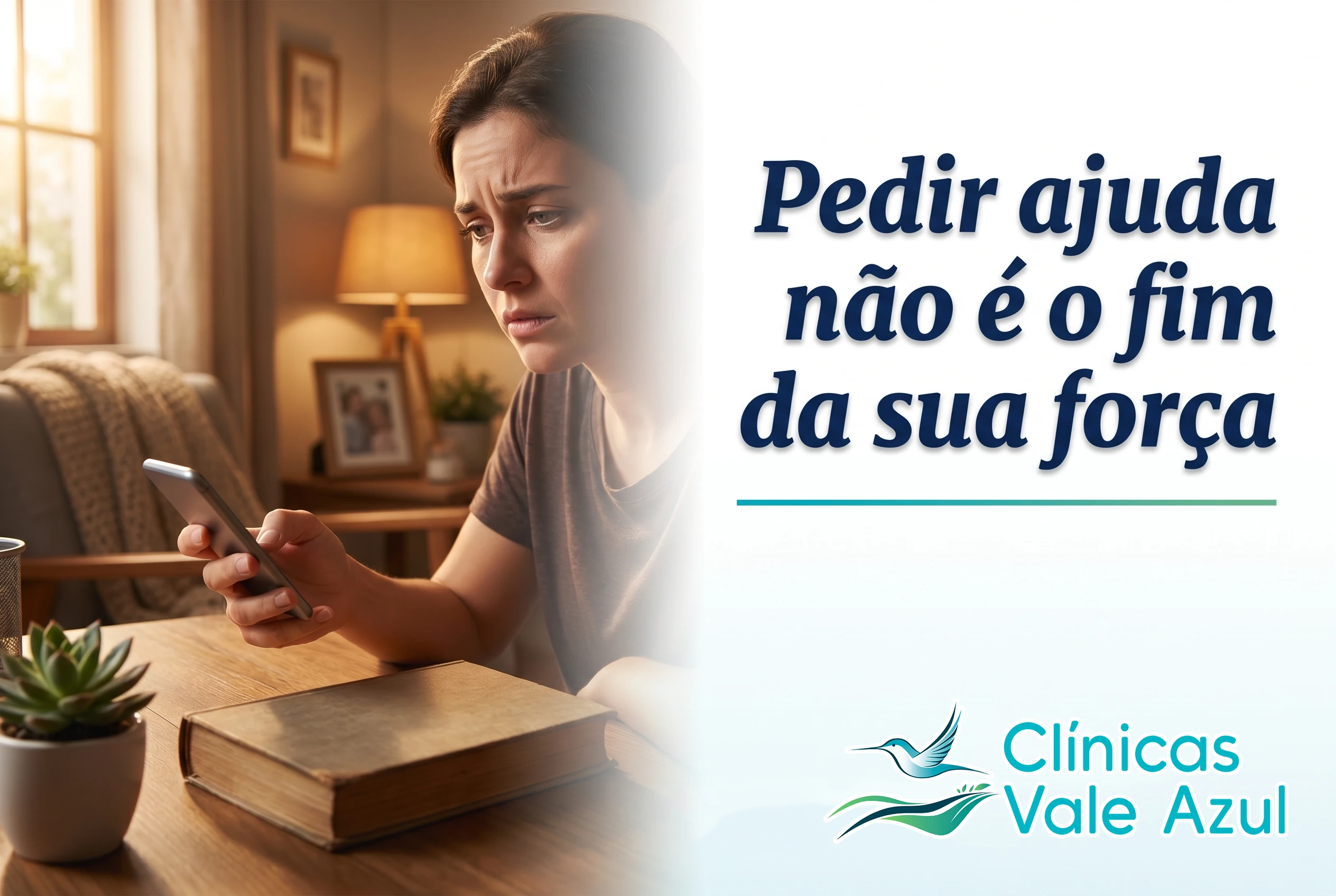 Pedir ajuda não é o fim da sua força