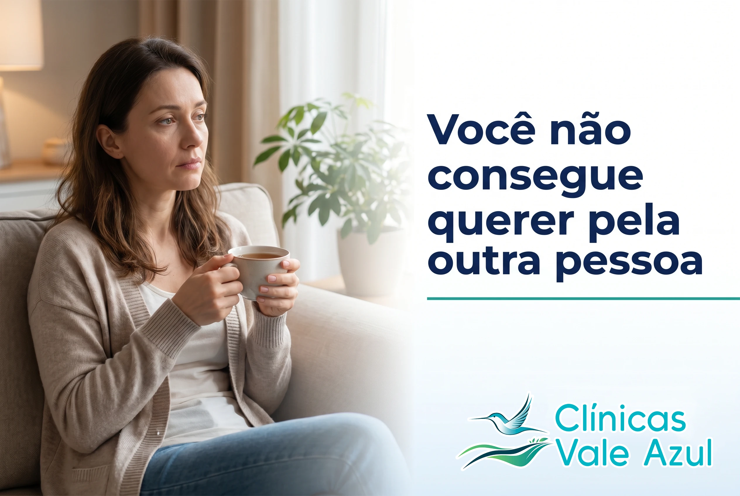 Você não consegue querer pela outra pessoa